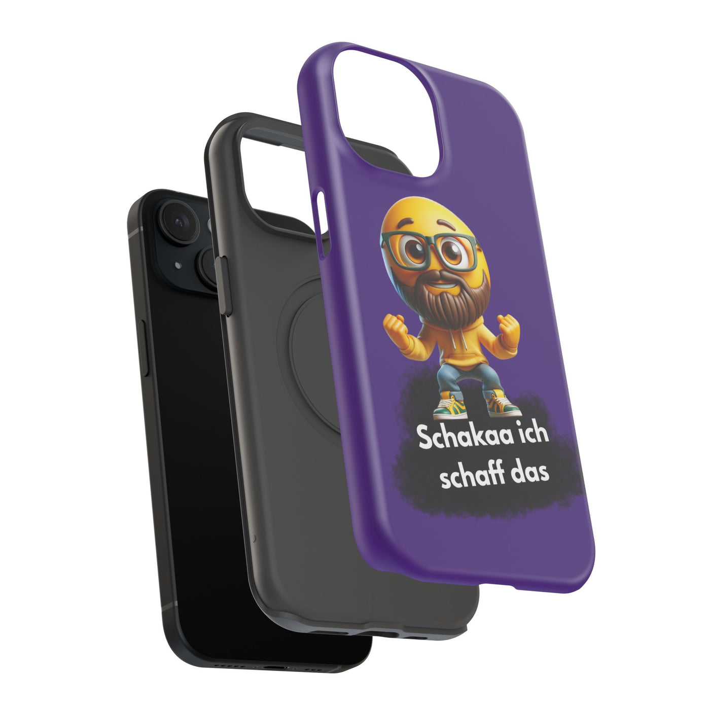 Motivational Impact-Resistant Phone Case - "Schakaa ich schaff das"