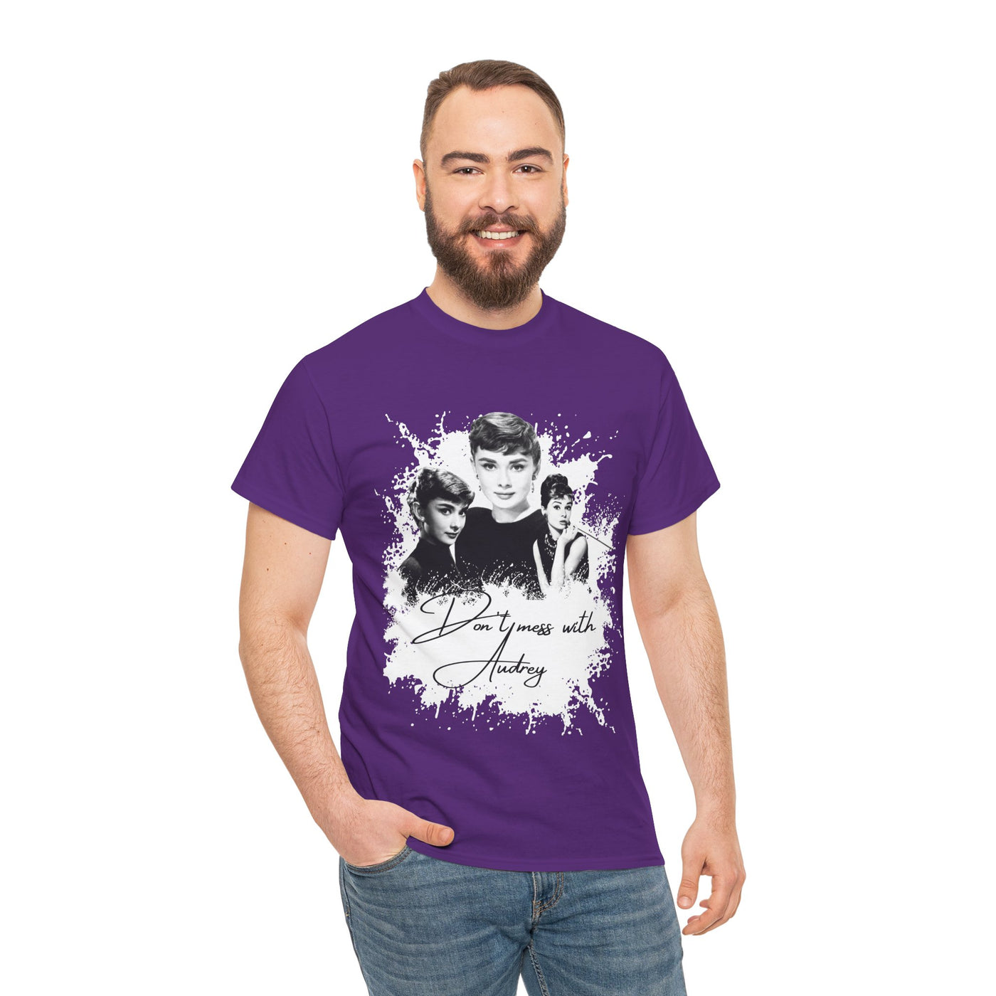 Don't mess with Audrey - Audrey Hepburn T Shirt