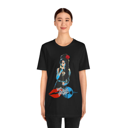 Amy Vintage-Inspired Music Lover's e T-Shirt
