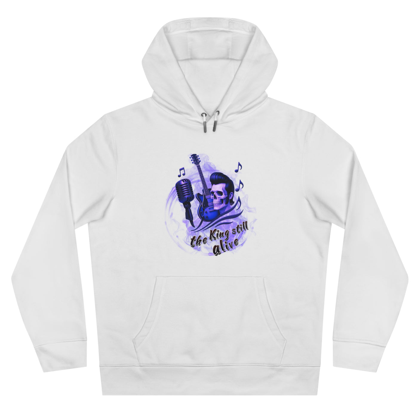 Rock 'n' Roll King Hooded Sweatshirt - 'The King Still Alive' Graphic