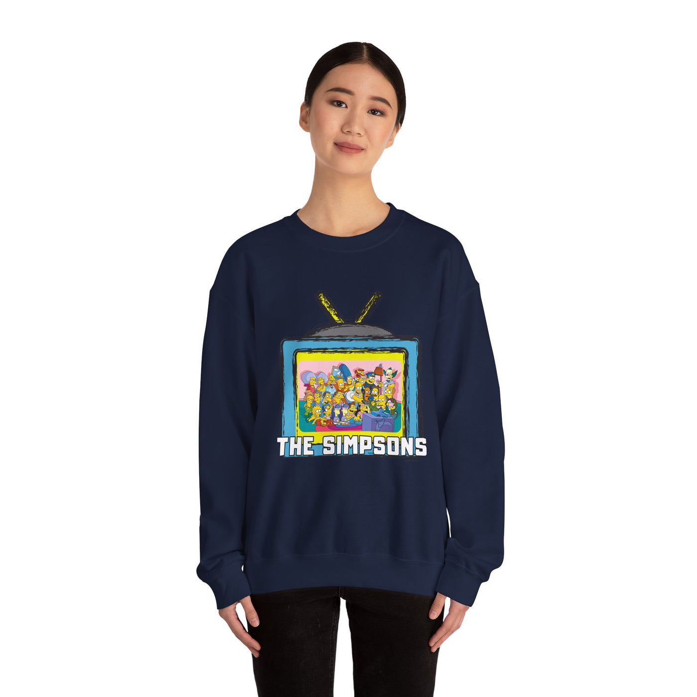 The Simpsons Unisex Heavy Cotton Sweatshirt
