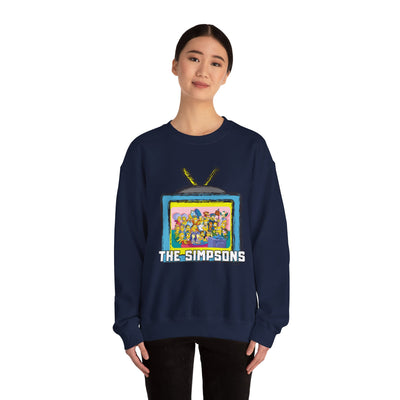 The Simpsons Unisex Heavy Cotton Sweatshirt