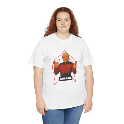 Energie Unisex Heavy Cotton Tee - Perfect for Sci-Fi Fans and Casual Wear