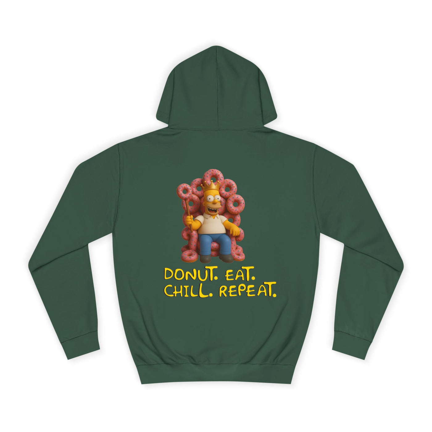 Funny Donut Lover Hoodie, Unisex College Hoodie, The Simpsons