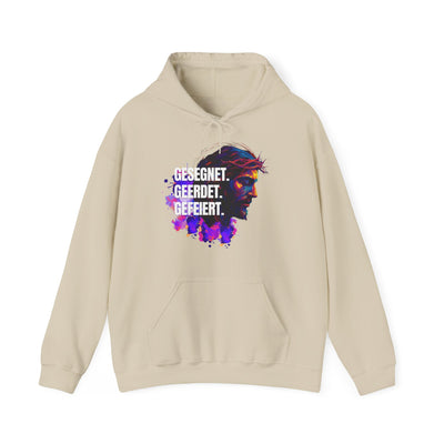 Jesus Colorful - with saying Blessed- Grounded - Celebrated