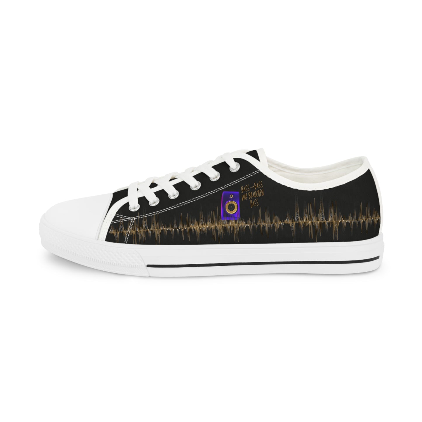 Bass Bass wir brauchen Bass- Sound Wave Men's Sneakers - Stylish