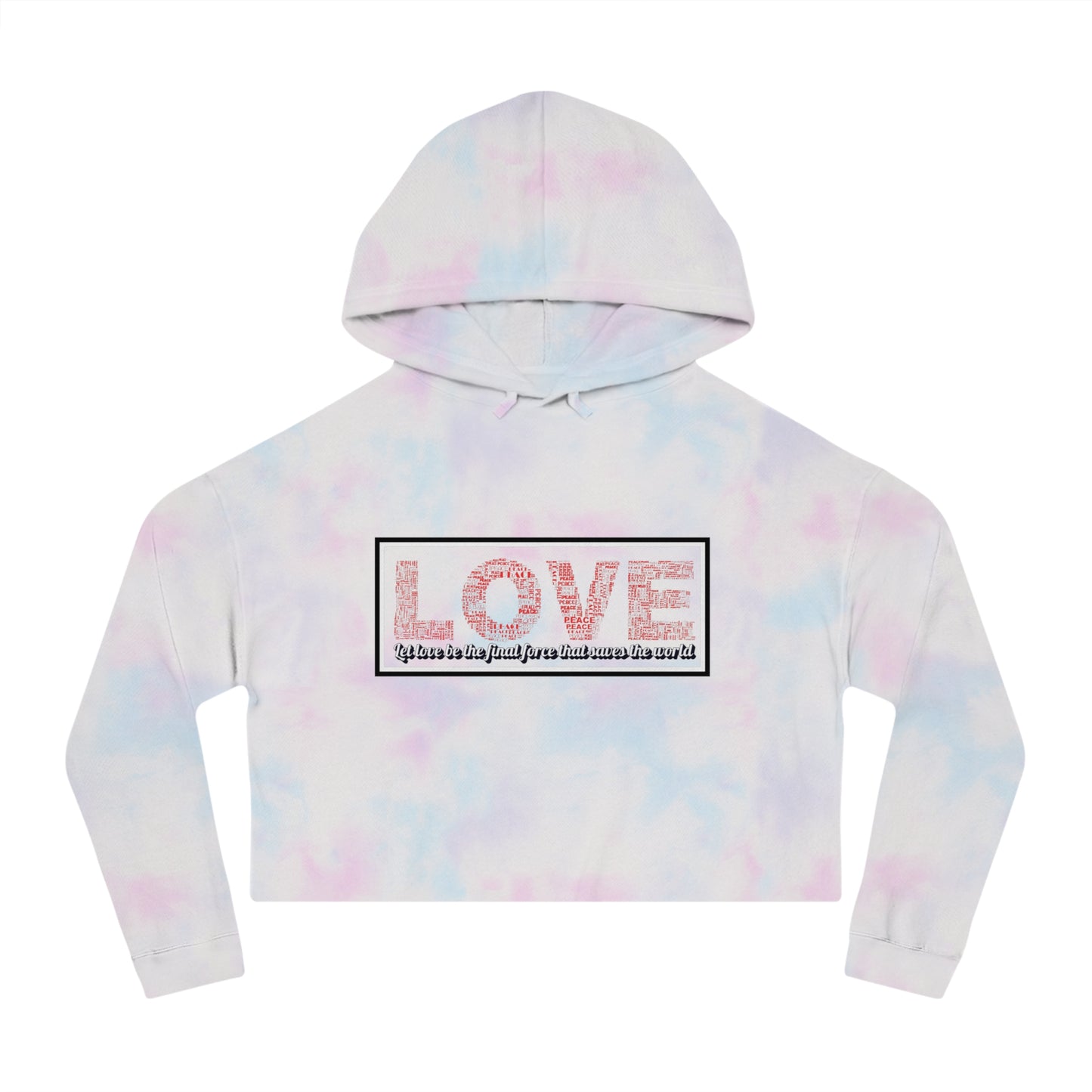 Love Crop Hoodie - Stylish & Cozy Streetwear for Casual Outings
