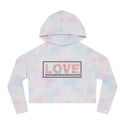 Love Crop Hoodie - Stylish & Cozy Streetwear for Casual Outings
