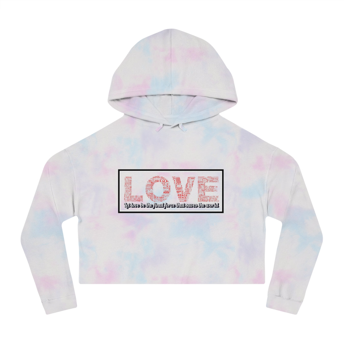 Love Crop Hoodie - Stylish & Cozy Streetwear for Casual Outings