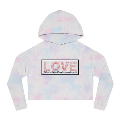 Love Crop Hoodie - Stylish & Cozy Streetwear for Casual Outings