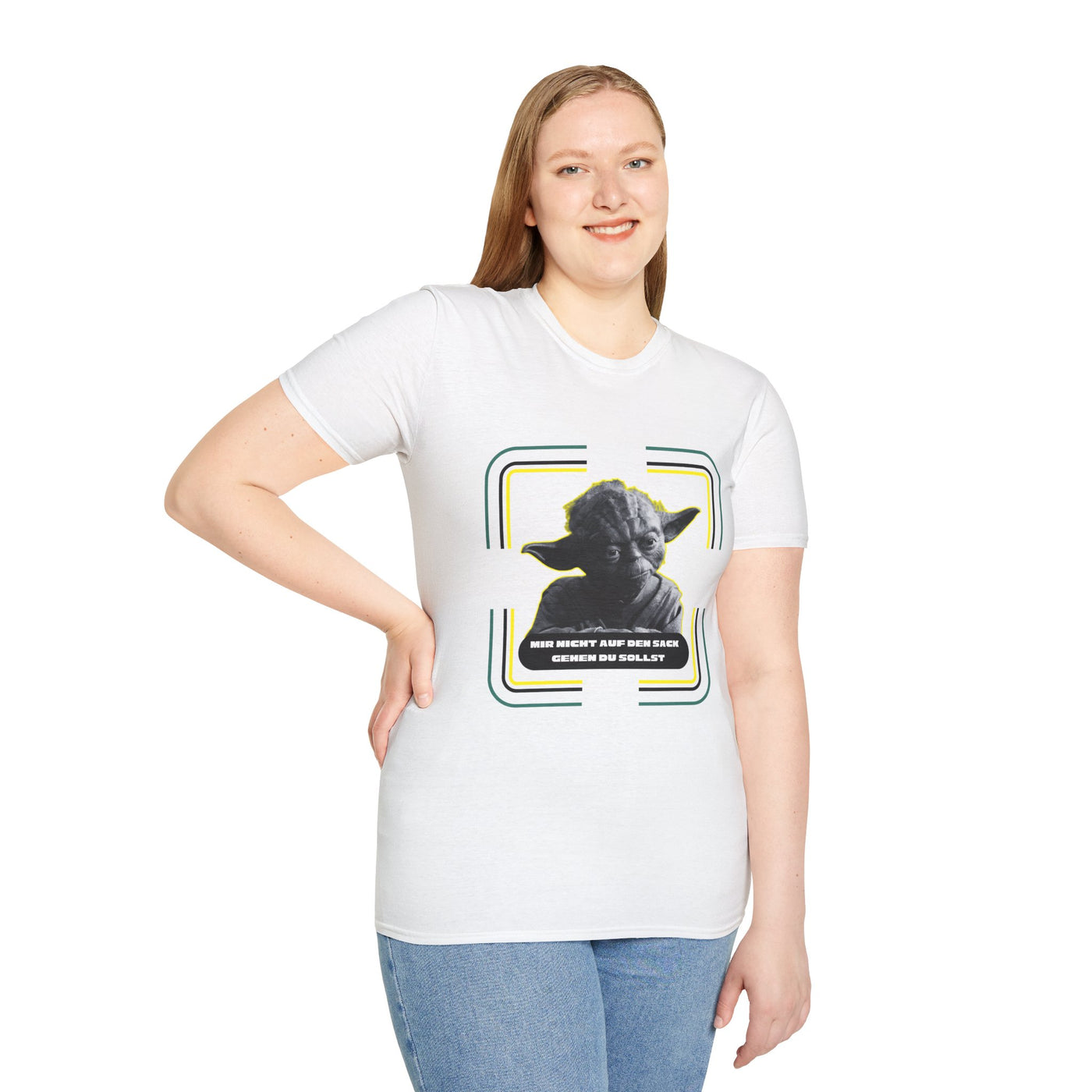 Yoda-Inspired Unisex T-Shirt - 'MIR NICHT AUF DEN... GEHEN DU SOLLST'