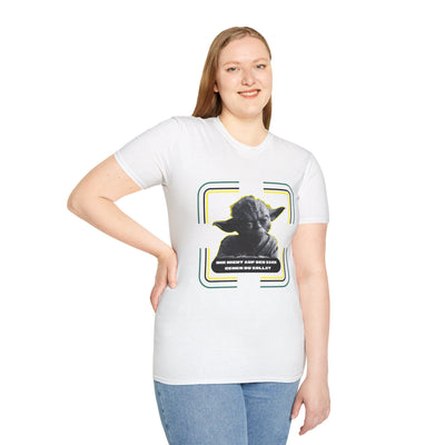Yoda-Inspired Unisex T-Shirt - 'MIR NICHT AUF DEN... GEHEN DU SOLLST'