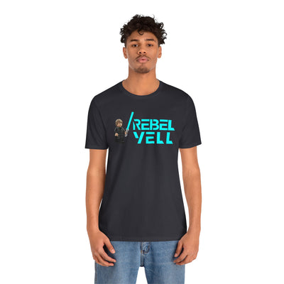 Cool Rebel Yell Luke Skywalker Unisex Jersey Tee - Short Sleeve Graphic T-Shirt for Fans