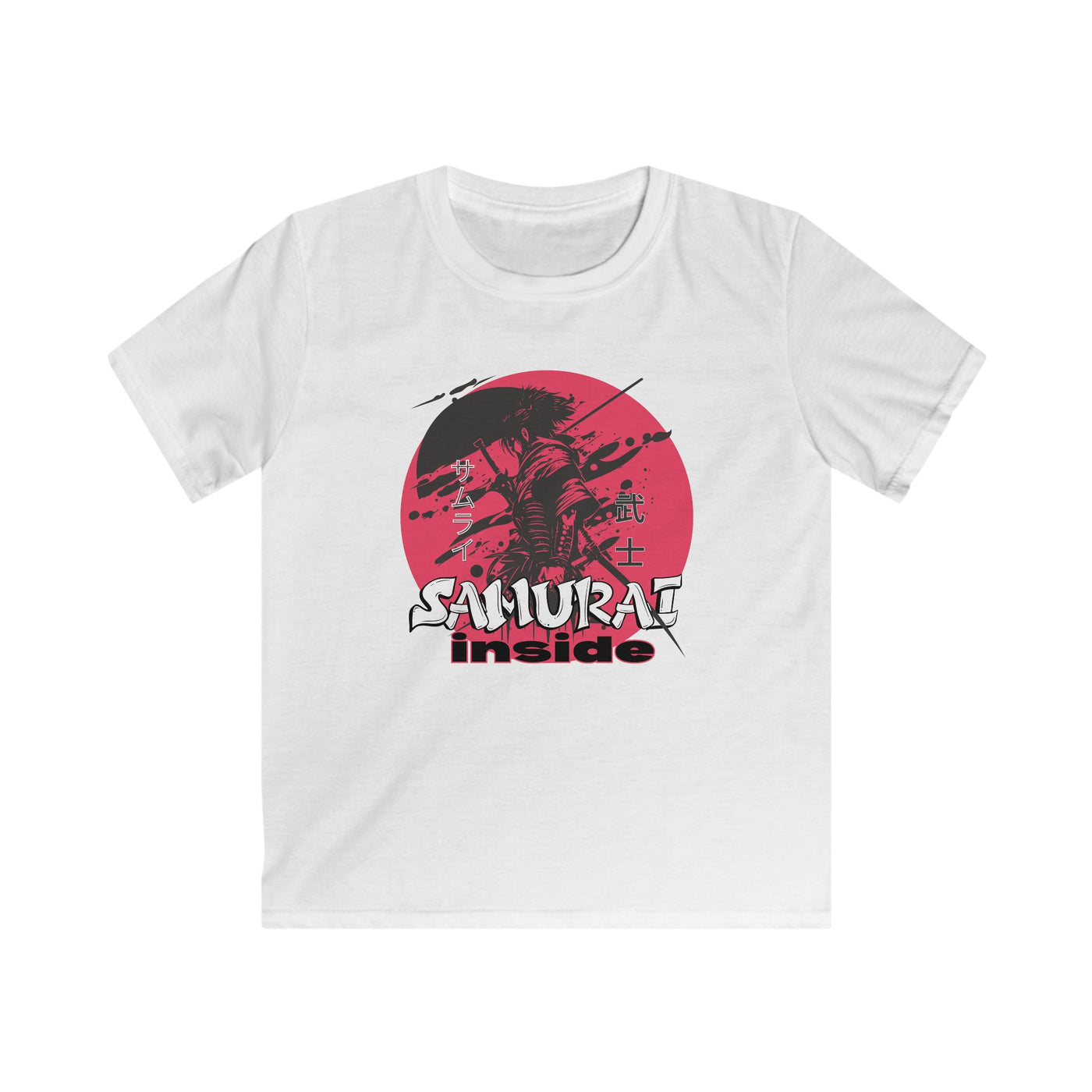 Samurai Inside Kids shirt, Cool Japanese T-Shirt