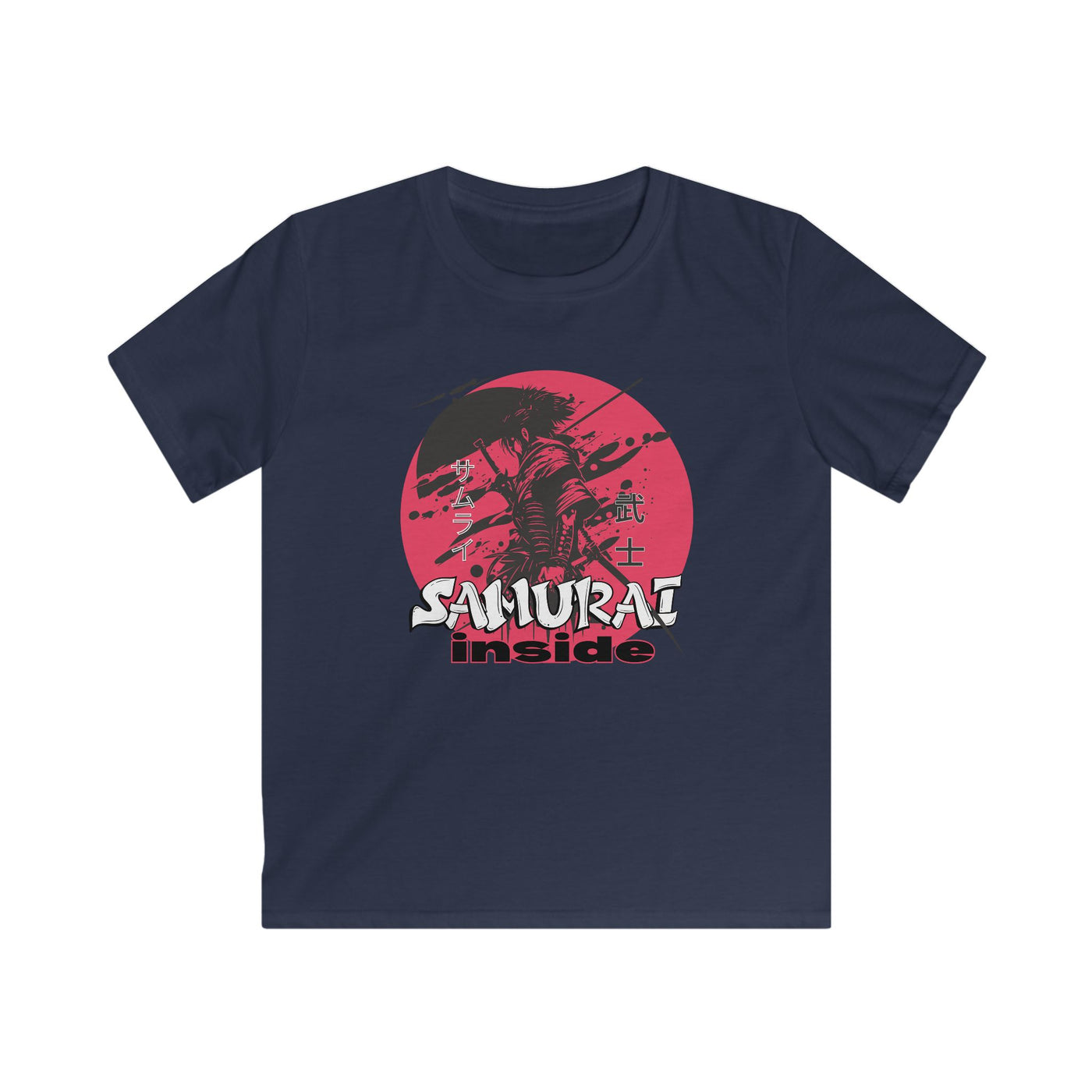 Samurai Inside Kids shirt, Cool Japanese T-Shirt