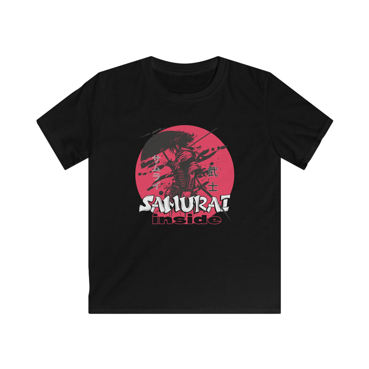 Samurai Inside Kids shirt, Cool Japanese T-Shirt