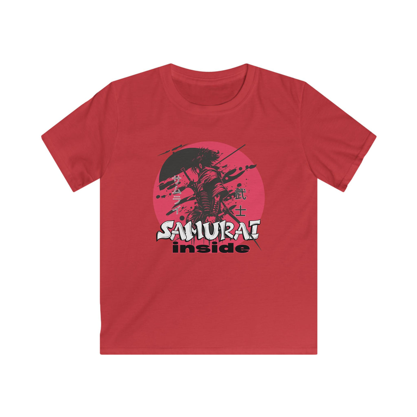 Samurai Inside Kids shirt, Cool Japanese T-Shirt