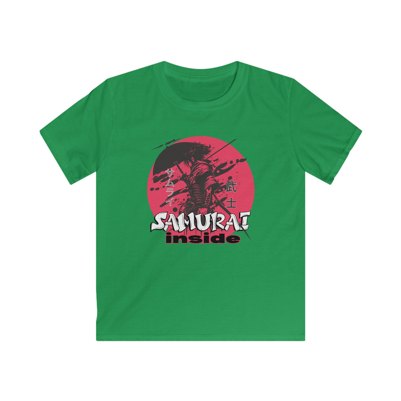 Samurai Inside Kids shirt, Cool Japanese T-Shirt