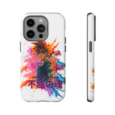 "unbesiegbare Seele" Tough Cases - Colorful Anime Phone Case Handyhülle