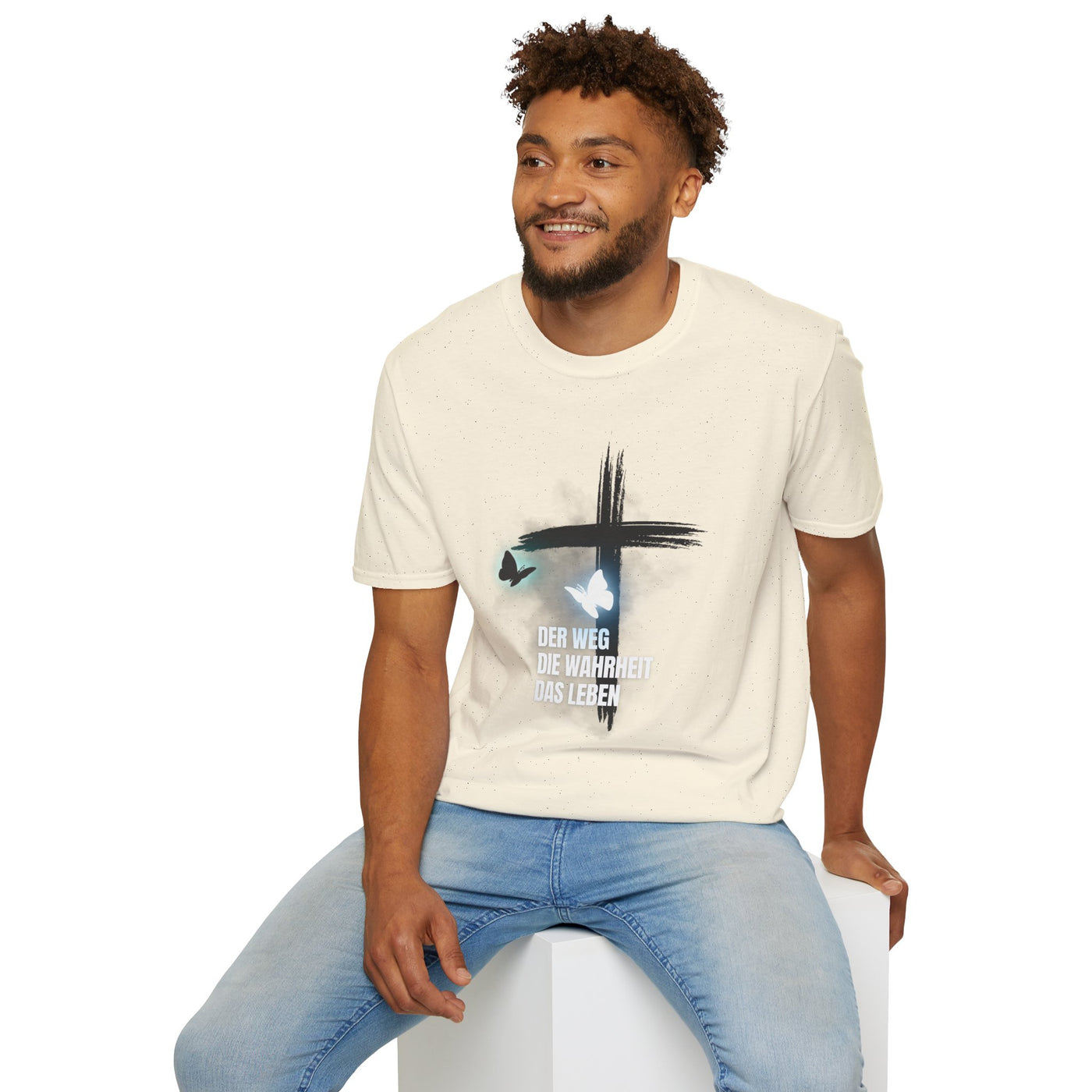 Faith-Inspired Unisex Softstyle T-Shirt – Spiritual, Jesus, Christian,