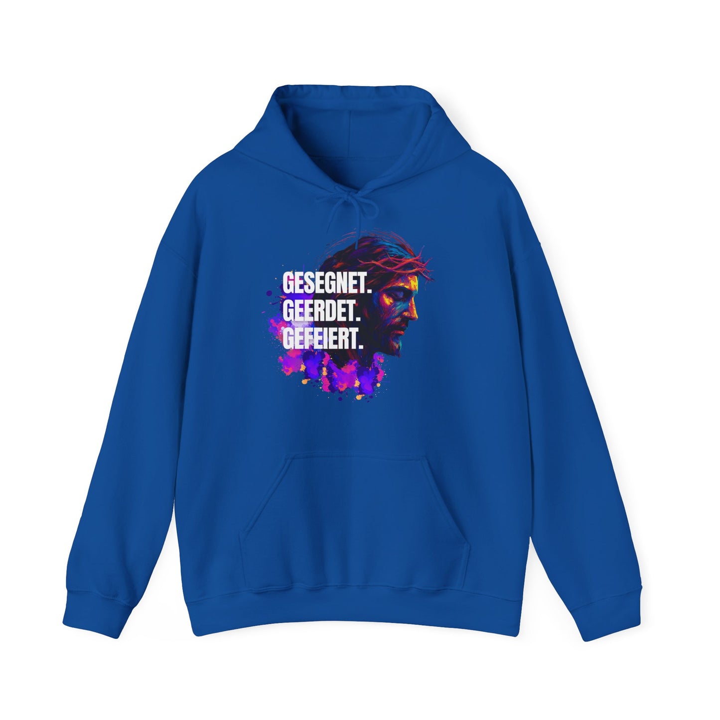Jesus Colorful - with saying Blessed- Grounded - Celebrated