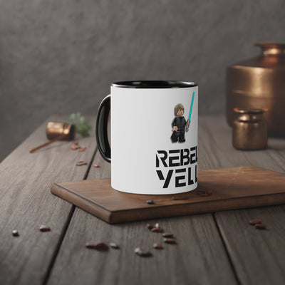 Star Wars Inspired Accent Mug, LEGO Jedi, Rebel Yell Tasse