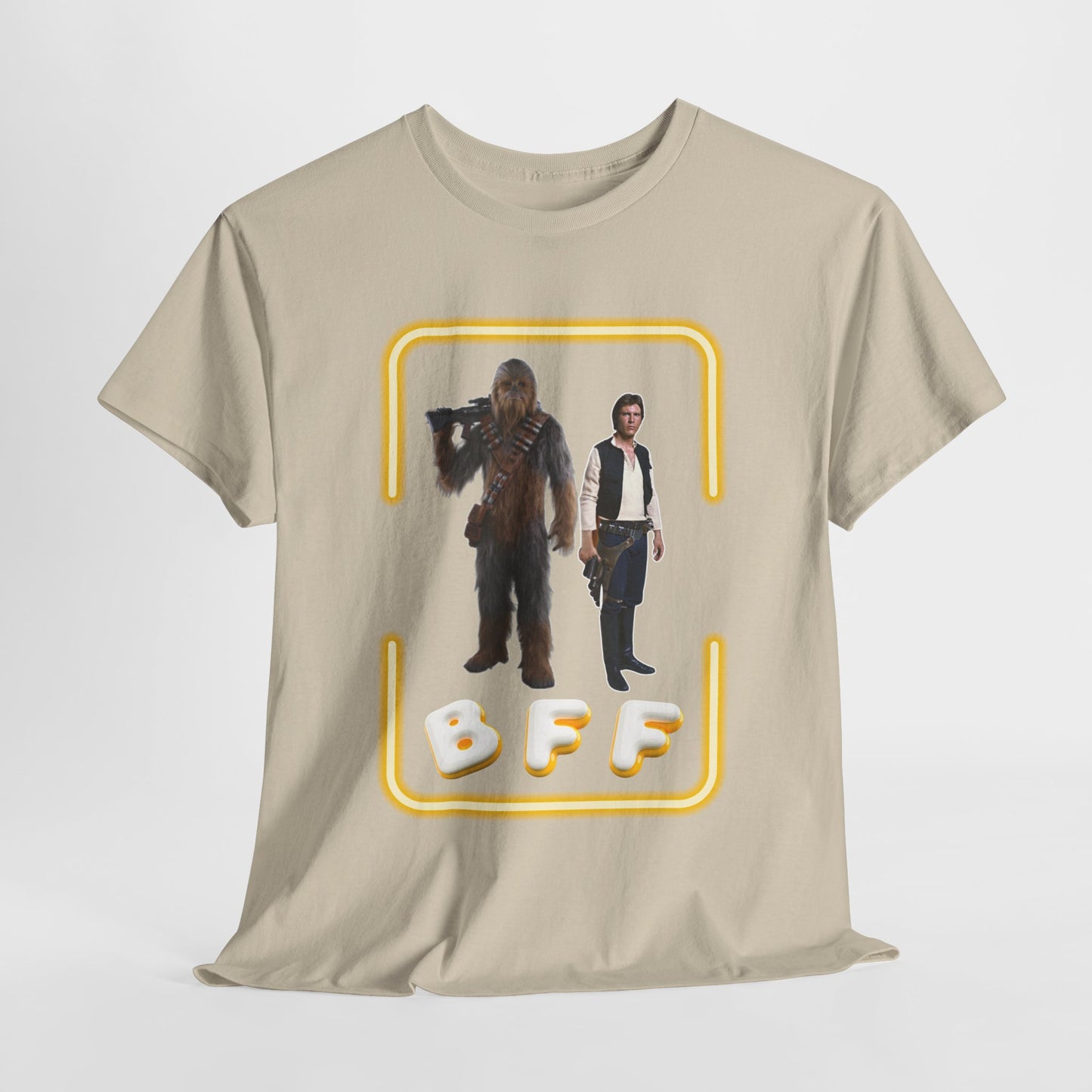 BFF Chewbacca & Han Solo Unisex Heavy Cotton Shirt