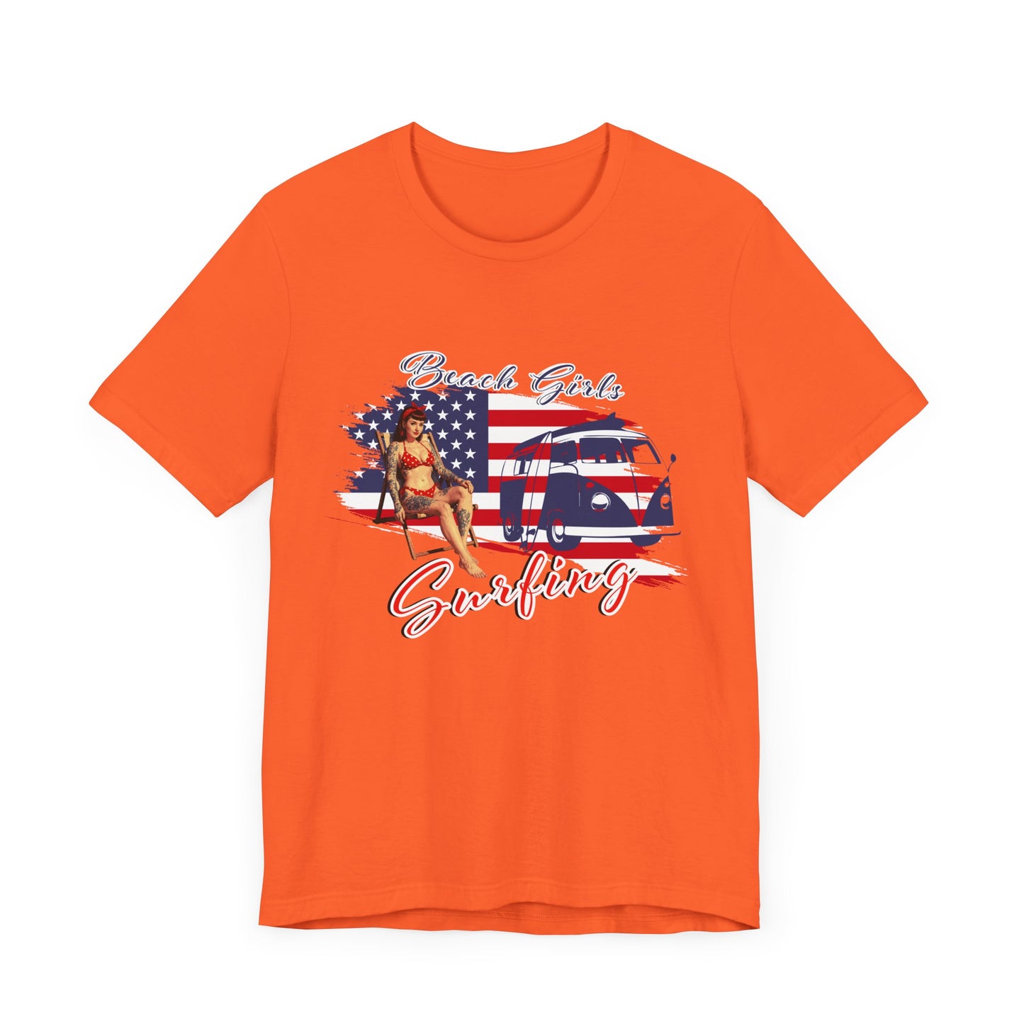 Beach Girls Surfing USA