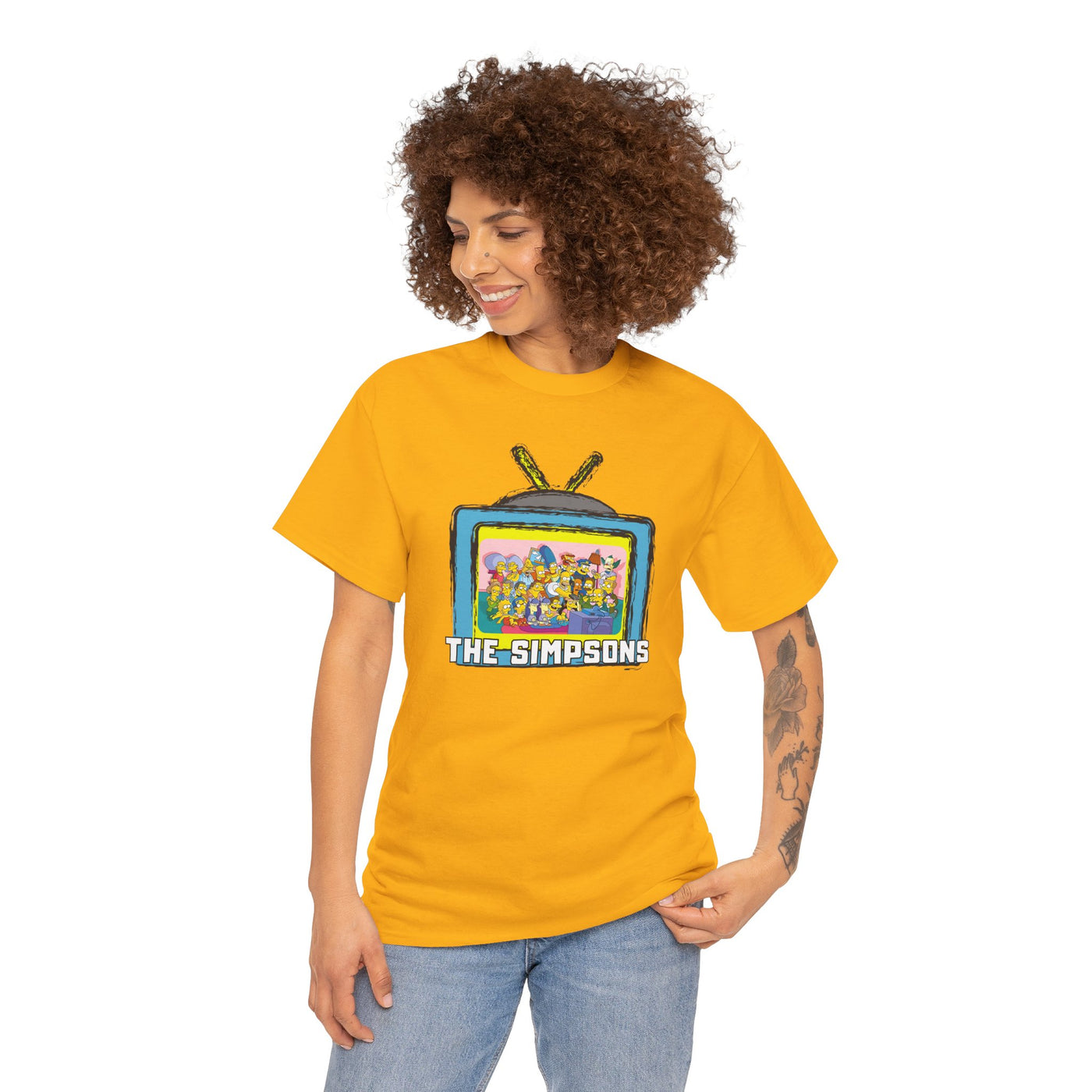 The Simpsons Unisex Heavy Cotton Shirt