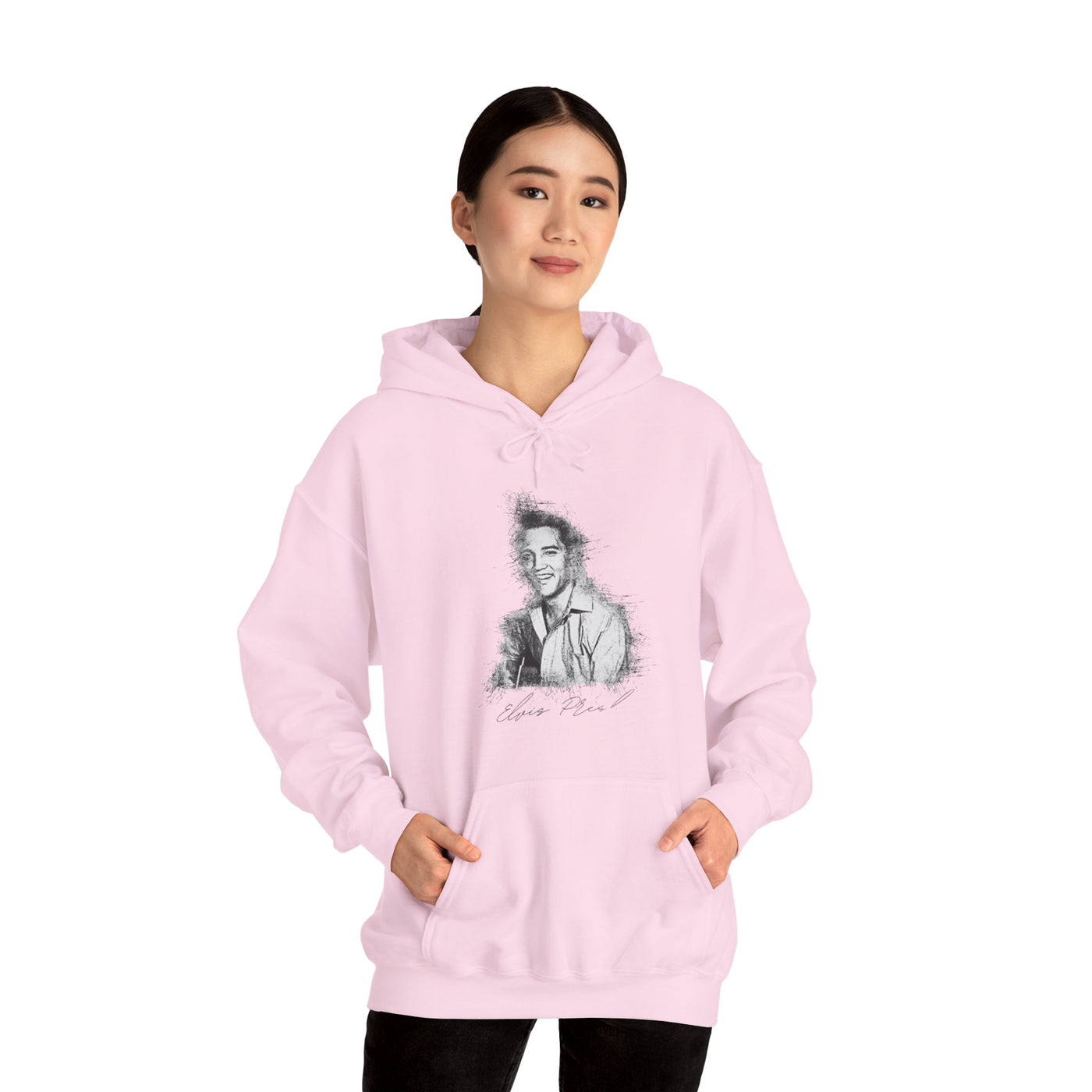 Hoodie Elvis Presley Inspired Vintage Design