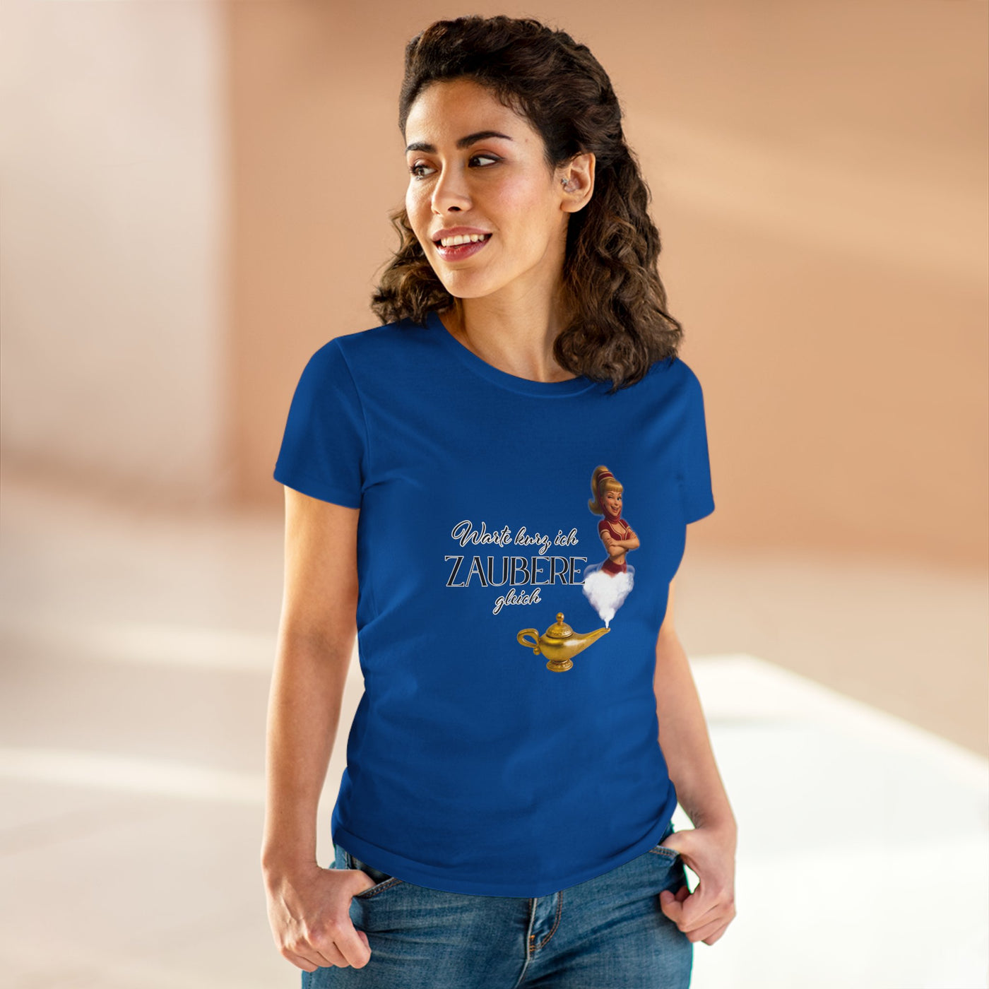 Women's Magic T-Shirt - bezaubernde Jeannie - Warte, ich zaubere gleich
