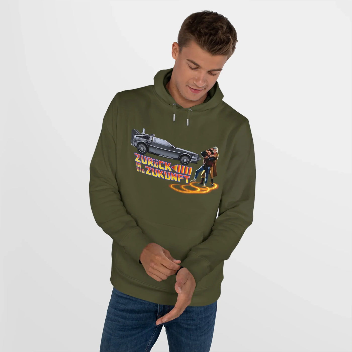 Back to the future - King Hooded Sweatshirt - Perfect for Movie Lovers and Casual Comfort 