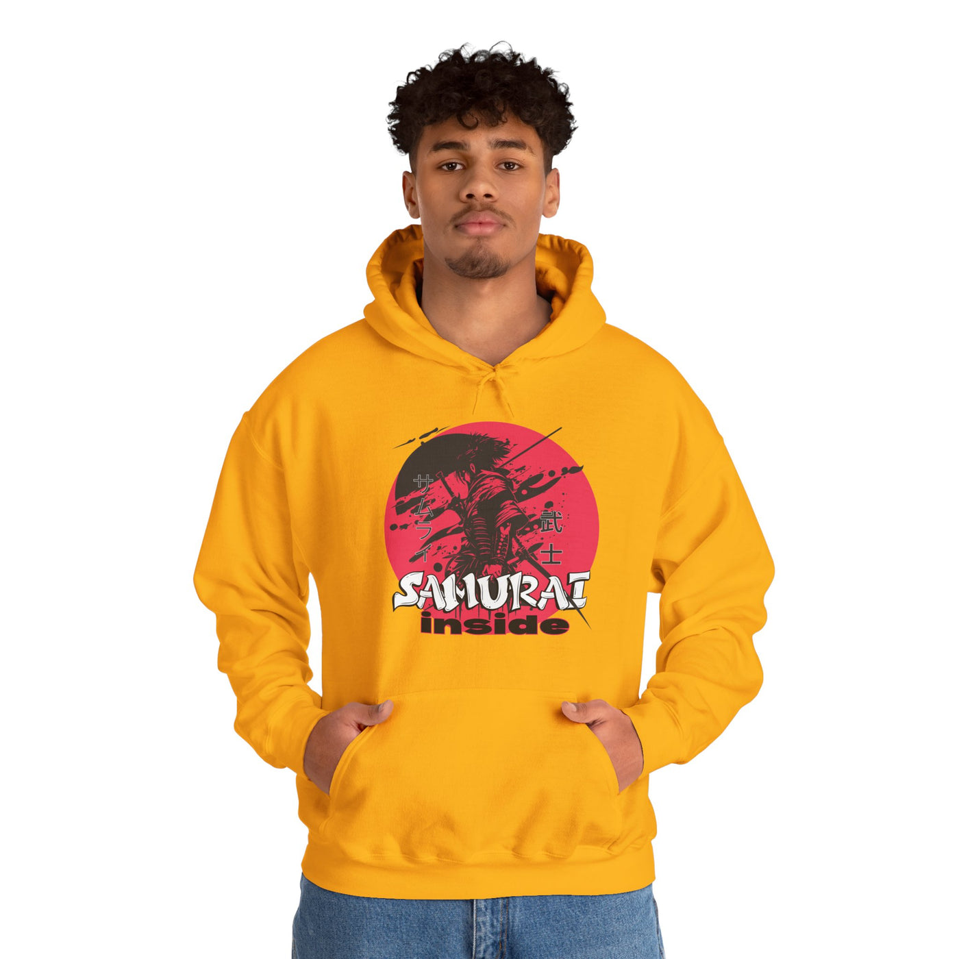 Samurai Inspired Hoodie, Cozy Streetwear,