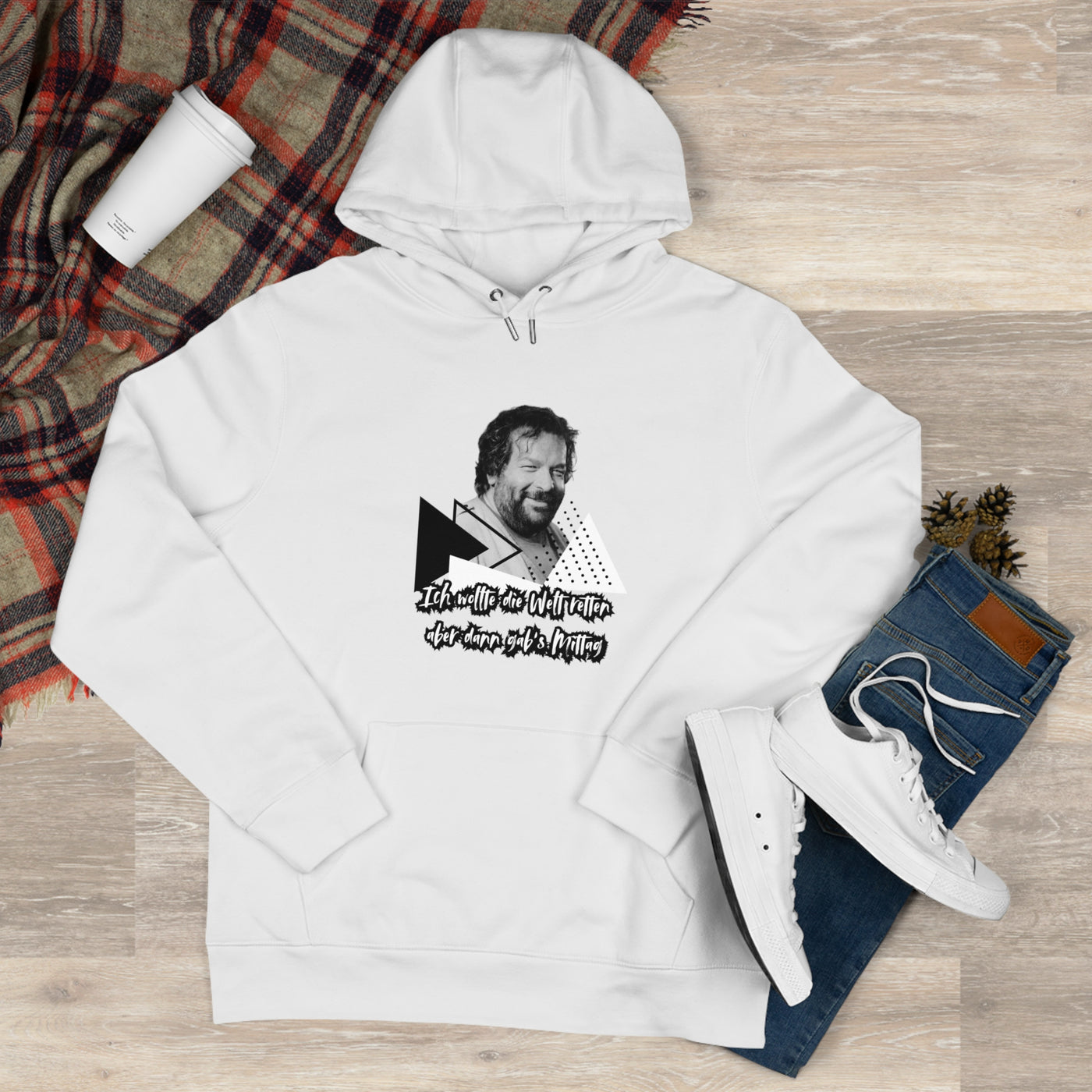 Hoodie Bud Spencer - I wanted to save the world and then...