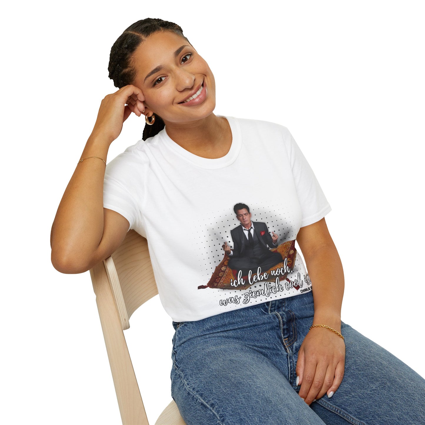 Ich lebe noch! T-Shirt Charlie Sheen