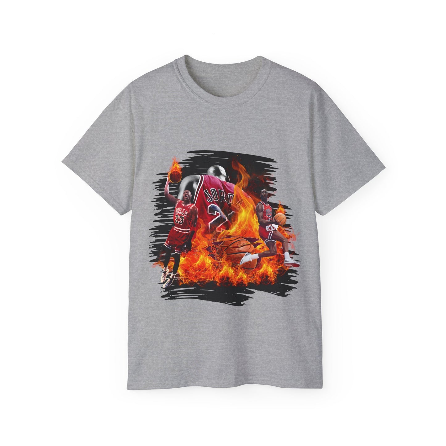 Basketball Jordan, Cool Sports Shirt, Unisex Cotton T-Shirt