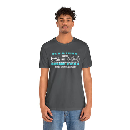 Ich Liebe Meine Frau T-Shirt - Unisex Jersey Tee for Gamers