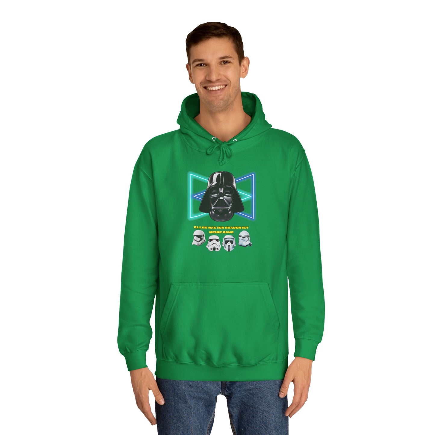 Star Wars unisex Hoodie - Darth Vader   - Alles was ich brauch ist meine Gang - beidseitig bedruckt