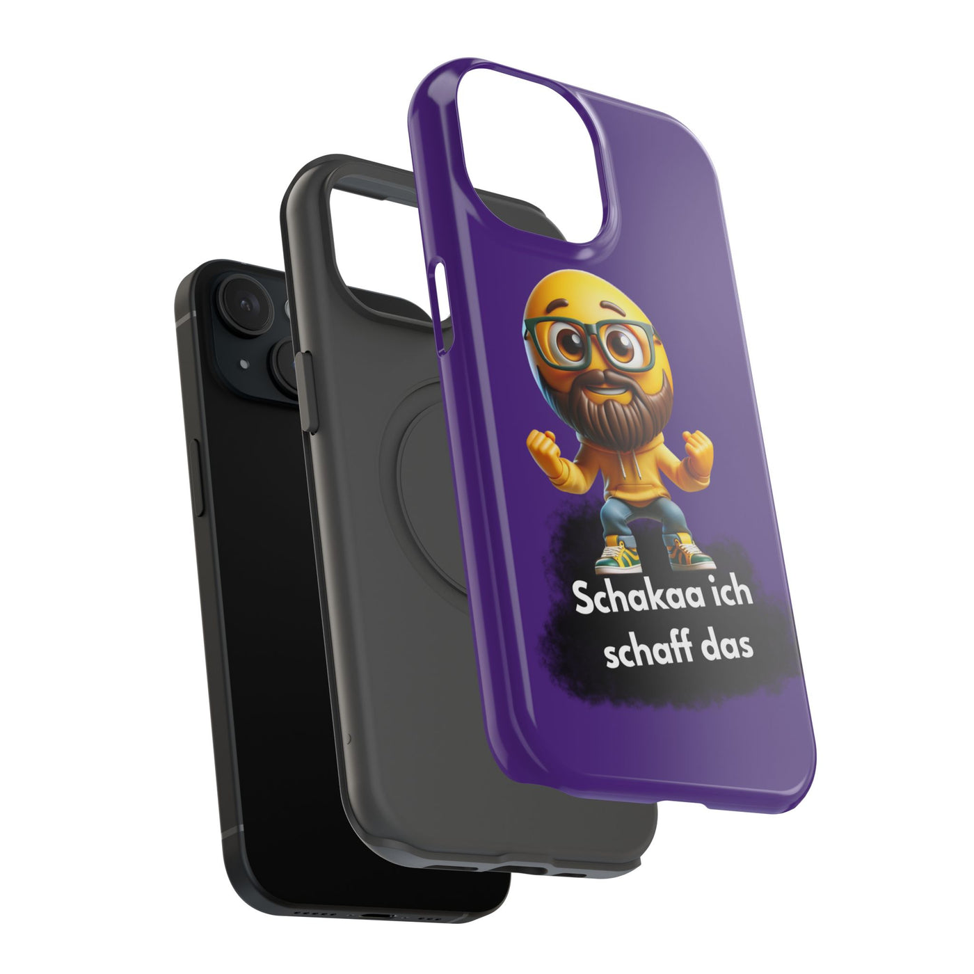 Motivational Impact-Resistant Phone Case - "Schakaa ich schaff das"