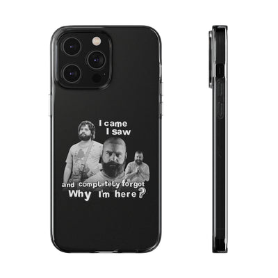 I Came, I Saw & Forgot, Alan Hangover -  Funny Phone Case  - Handyhülle -