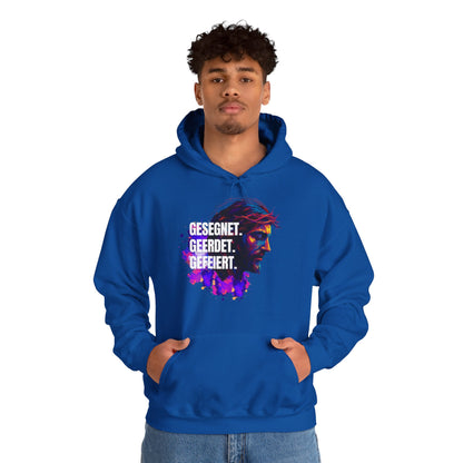 Jesus Colorful - with saying Blessed- Grounded - Celebrated