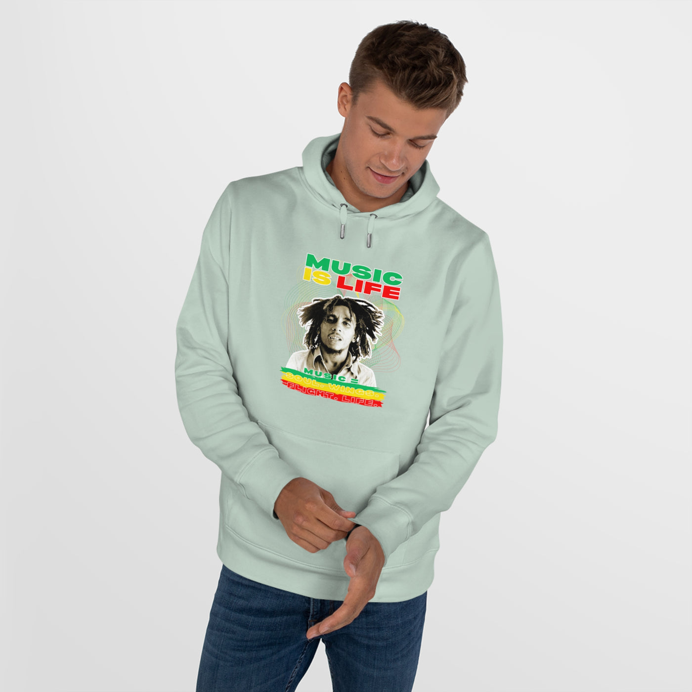 Music Is Life King Hooded Sweatshirt | Perfect for Music Lovers