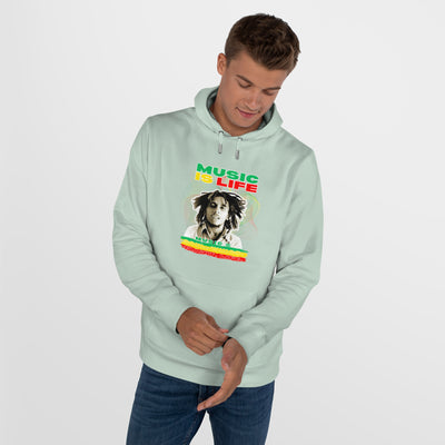 Music Is Life King Hooded Sweatshirt | Perfect for Music Lovers