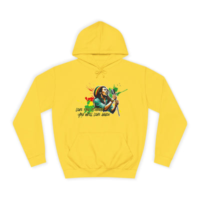 Live for others B  o  b   M a r l e y Hoodie