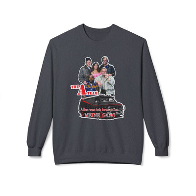 Unisex A-Team Fleece Crewneck Sweatshirt - Retro TV Show Inspired Apparel