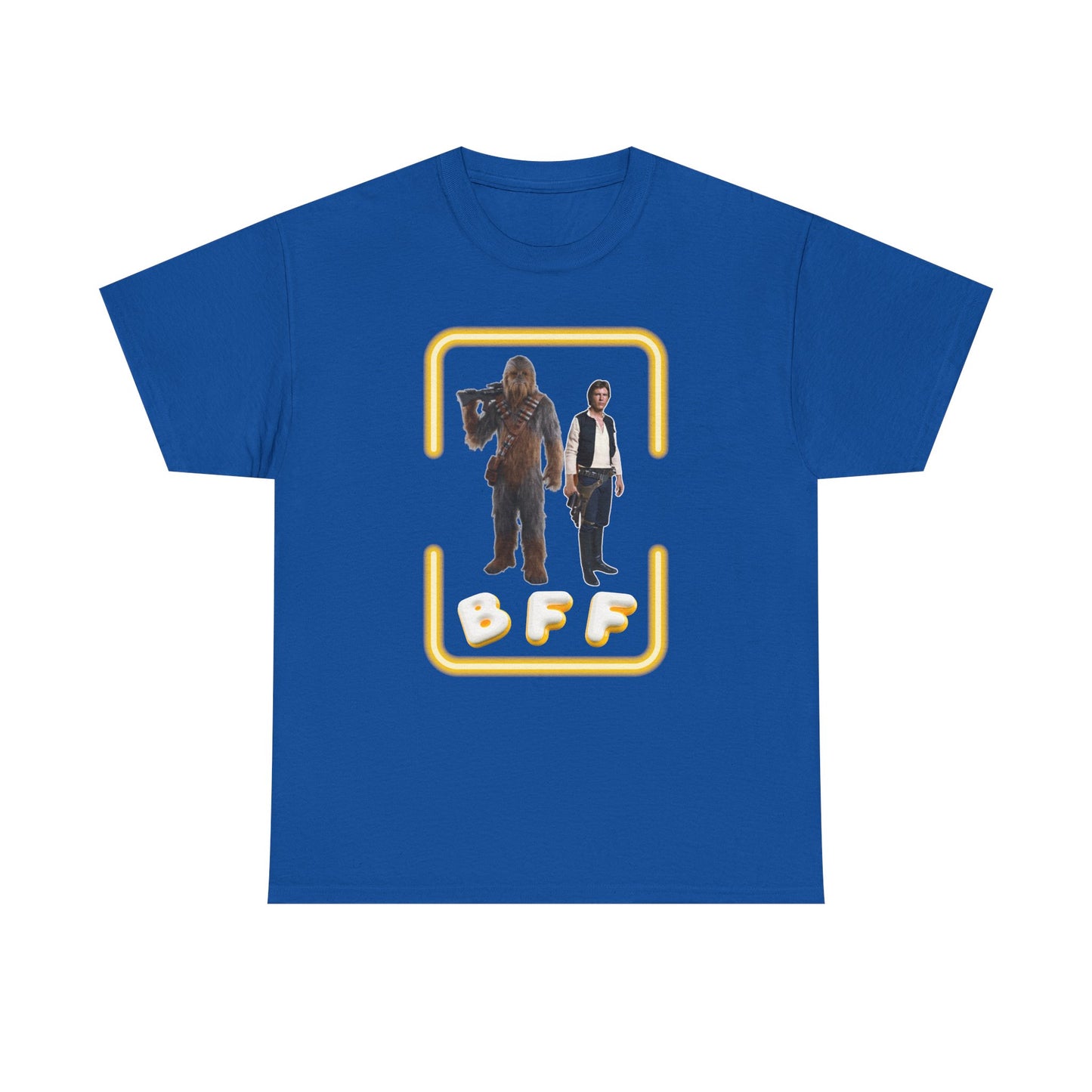BFF Chewbacca & Han Solo Unisex Heavy Cotton Shirt