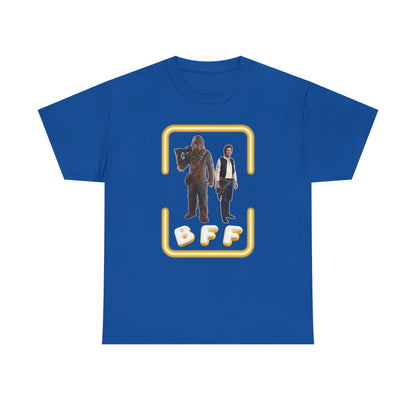 BFF Chewbacca & Han Solo Unisex Heavy Cotton Shirt