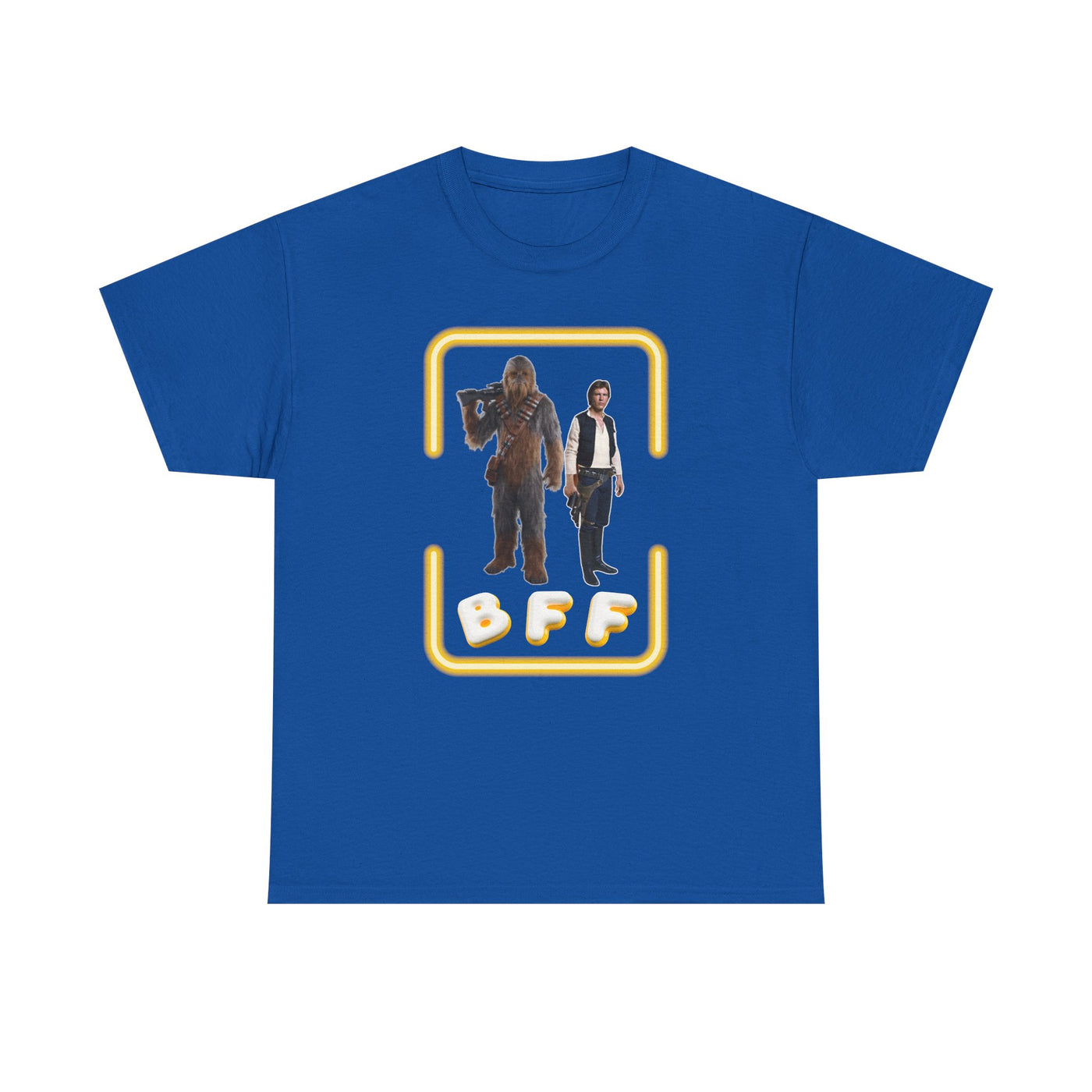 BFF Chewbacca &amp; Han Solo Unisex Heavy Cotton Shirt