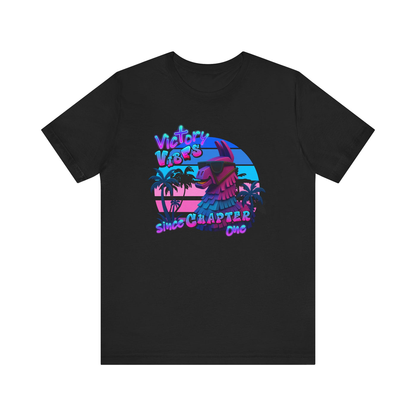 Retro Fortnite Vibe Unisex Short Sleeve Tee - 'Victory' Chapter One Graphic