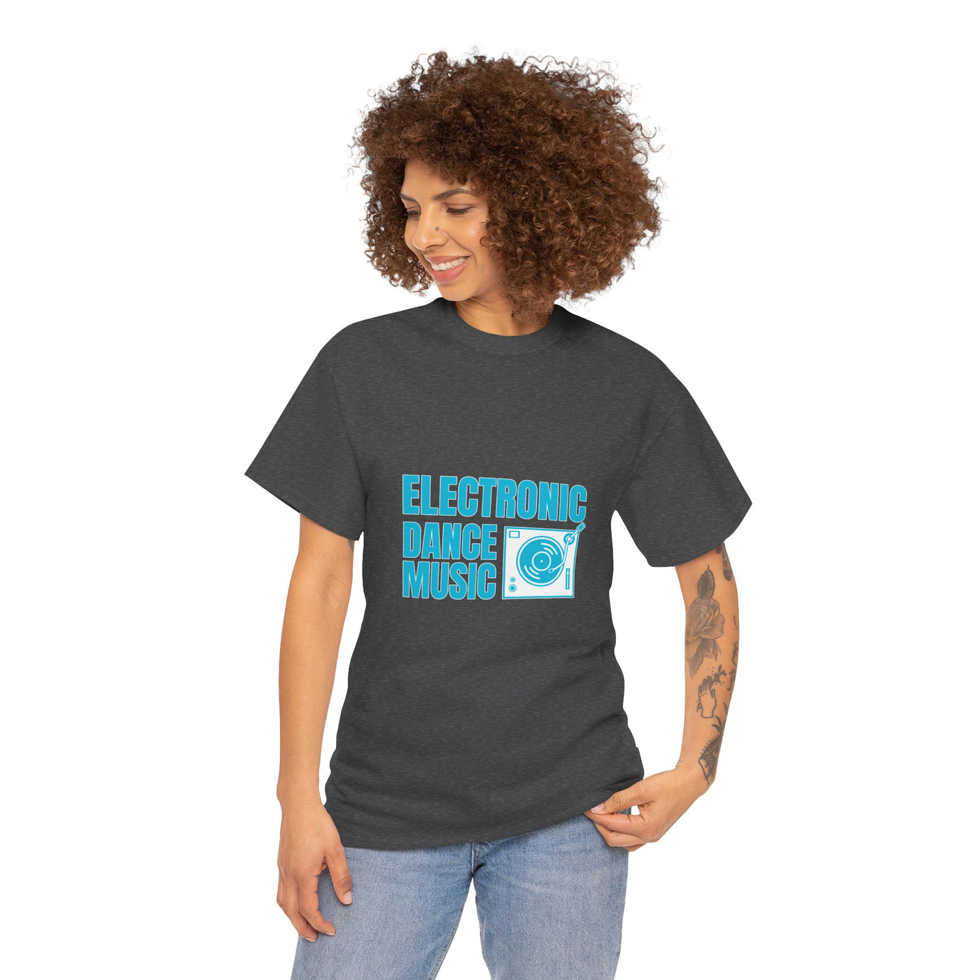 Electronic Dance Music Unisex Heavy Cotton Tee,